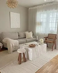 Tapete de lã - Coastal (branco)