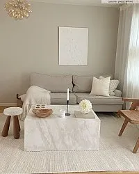 Tapete de lã - Coastal (branco)