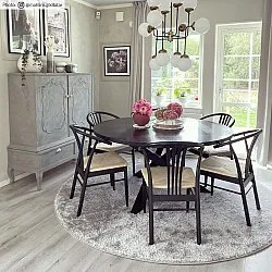 Tapetes redondos - Cosy (prata)