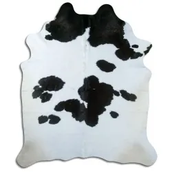 Couro de vaca - Preto/branco 1426