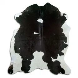 Couro de vaca - Preto/branco 1446