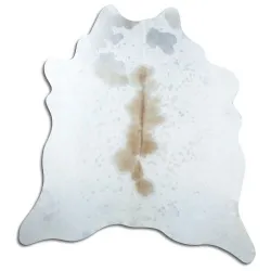 Couro de vaca - marrom/branco 1495