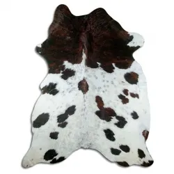 Couro de vaca - marrom/branco 1533