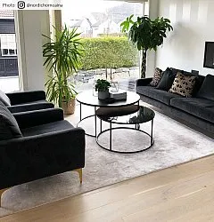 Tapete de viscose - Jodhpur Special Luxury Edition (cinza claro/bege)