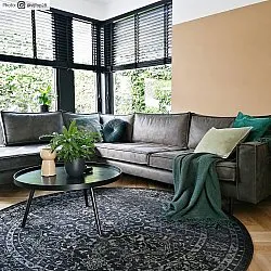 Tapete redondo - Peking Noble (preto)