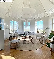 Tapetes redondos - Flätan (juta)