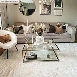 Tapetes felpudos - Aranga Super Soft Fur (branco)