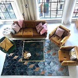 Tapete Wilton - Brigooda (azul)