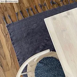 Tapete de lã - Malana (antracite)