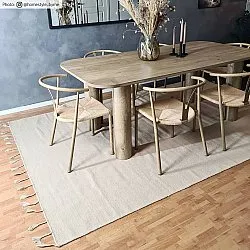 Tapete de lã - Malana (bege)