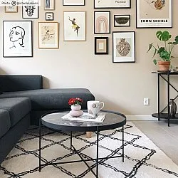 Tapetes felpudos - Morocco (preto/branco)