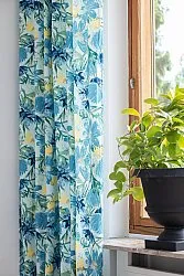 Cortinas - Cortina de algodão Cutie (azul)