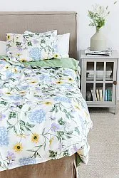 Conjunto de capa de edredão - Dahlia (azul)