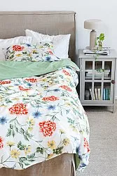 Conjunto de capa de edredão - Dahlia (vermelho)