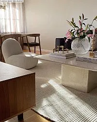 Tapete de lã - Coastal (creme)