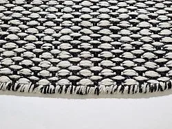 Tapete redondo - Delly (preto/branco)