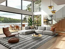 Tapete jeans - Ally (preto/esbranquiçado)