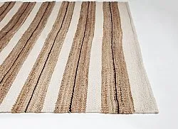 Tapete de retalhos - Devli (bege/branco/preto)