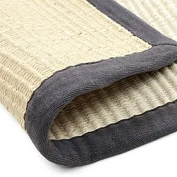 Tapete de entrada - Agave (preto/off white)