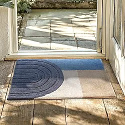 Tapete de entrada - Anila (azul/multi)