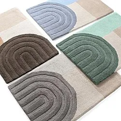 Tapete de entrada - Anila (azul/multi)