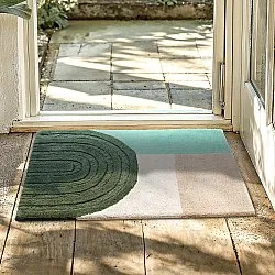 Tapete de entrada - Anila (verde/multi)