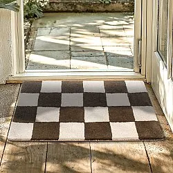 Tapete de entrada - Lovre (marrom/bege)