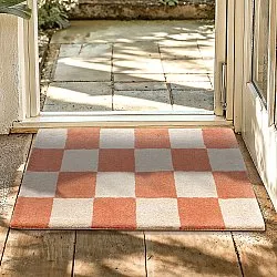 Tapete de entrada - Lovre (vermelho/bege)