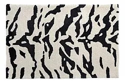 Tapete de entrada - Zebra Tufted Wool Premium (branco/preto)