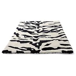 Tapete de entrada - Zebra Tufted Wool Premium (branco/preto)