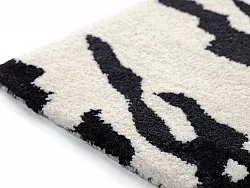 Tapete de entrada - Zebra Tufted Wool Premium (branco/preto)