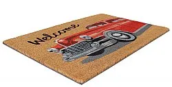 Tapete de entrada - Car (vermelho)