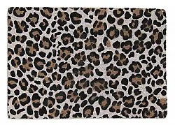 Tapete de entrada - Leo (preto/branco)