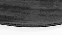 Tapete redondo - Recycled PET with viscose look (preto)