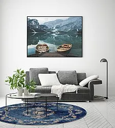 Tapete redondo - Taknis (azul)