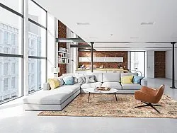 Tapete Wilton - Douz (vermelho/multicolorido)