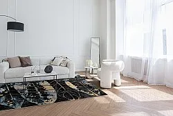 Tapete Wilton - Nyx (preto/multi)