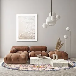 Tapete redondo - Lamta (multicolorido)