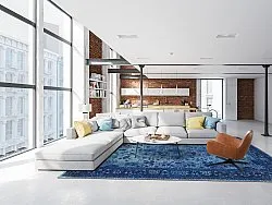 Tapete Wilton - Gombalia (azul)