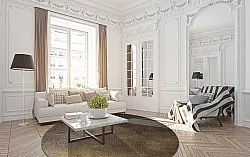 Tapete redondo - Oristano (marrom/dourado)