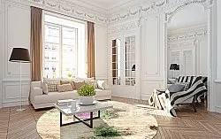 Tapete redondo - Dimos (bege/multicolorido)