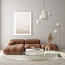 Tapete redondo - Aurelia (bege)