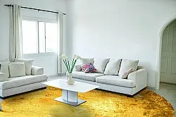 Tapete redondo - Salitto (dourado)