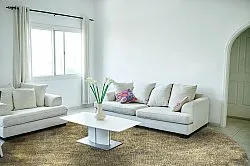 Tapete redondo - Taberno (cinza/bege)