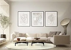 Tapete redondo - Osuna (cinza/bege)