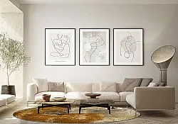 Tapete redondo - Olivera (marrom)