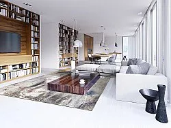 Tapete Wilton - Laurito (cinza/bege/multicolorido)