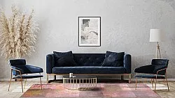 Tapete Wilton - Cicoria (rosa/roxo)