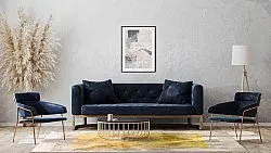 Tapete Wilton - Budoni (cinza/bege/amarelo)