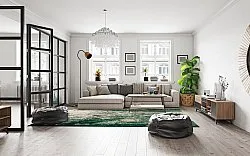 Tapete Wilton - Tamalous (bege/verde)